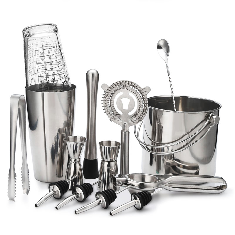 Cocktail Shaker Bar Set Stainl - Boston Shaker Set incelemesi ve fiyatı