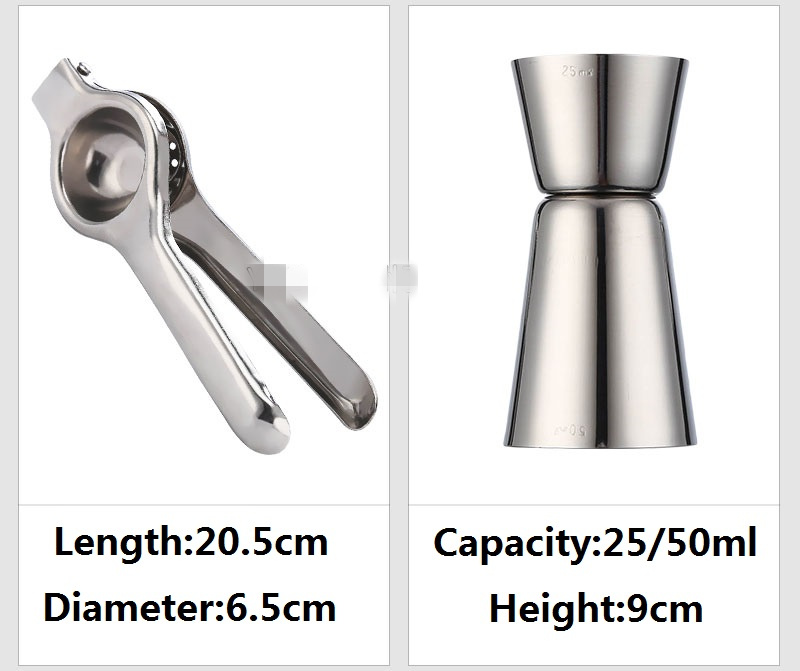 Cocktail Shaker Bar Set Stainl - Boston Shaker Set incelemesi ve fiyatı
