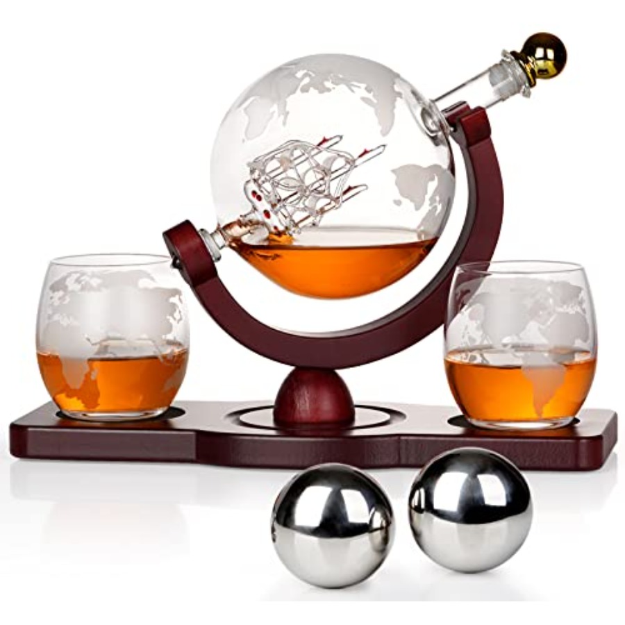 Gifts for Men Dad Fathers Day, - Decanter Globe Set incelemesi ve fiyatı