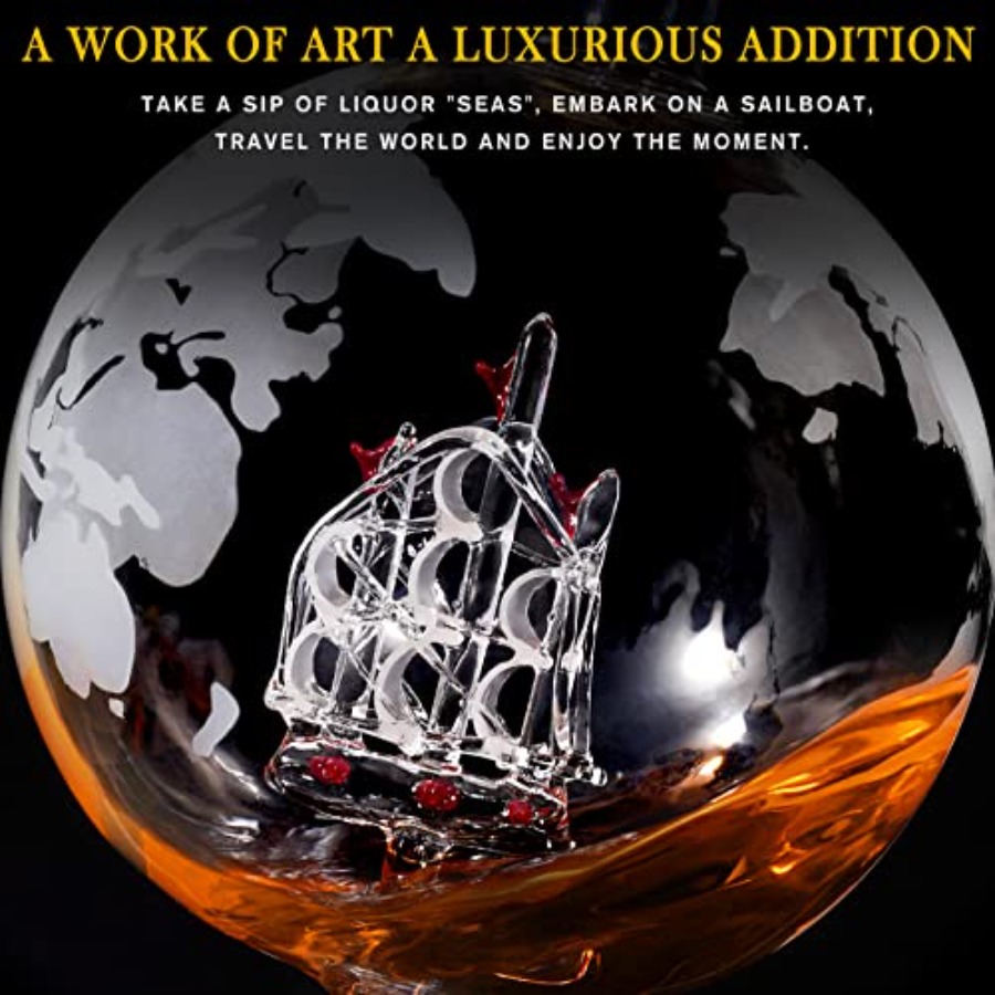 Gifts for Men Dad Fathers Day, - Decanter Globe Set incelemesi ve fiyatı