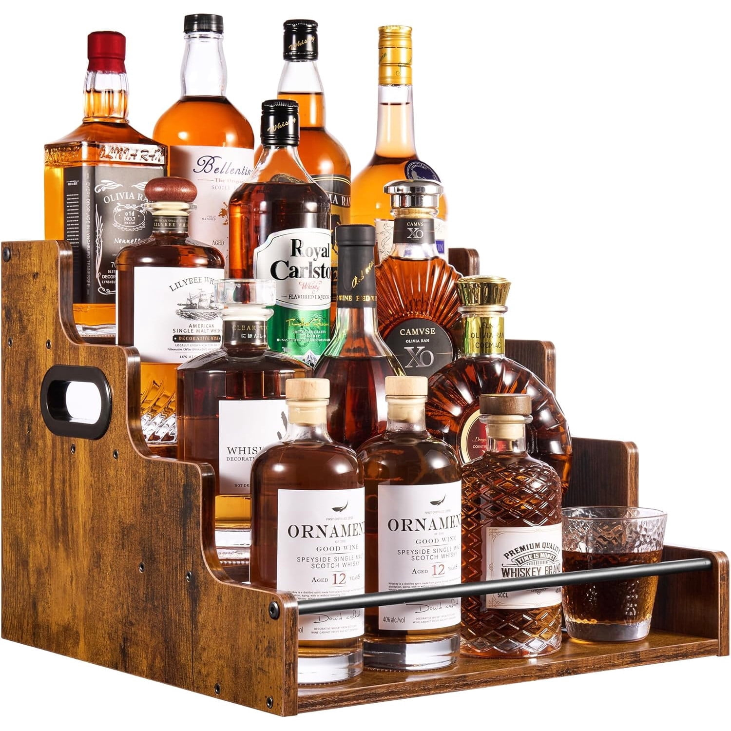 Liquor Bottle Display Shelf, C - Home Bar Shelves incelemesi ve fiyatı