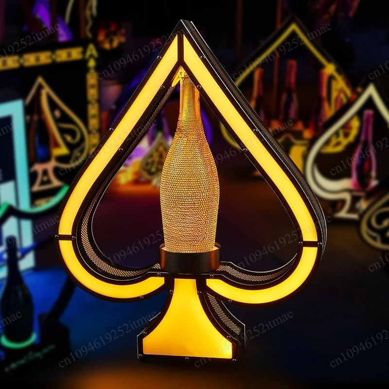 Iron Art Light Up Wine Bottle  - Home Bar Stand incelemesi ve fiyatı