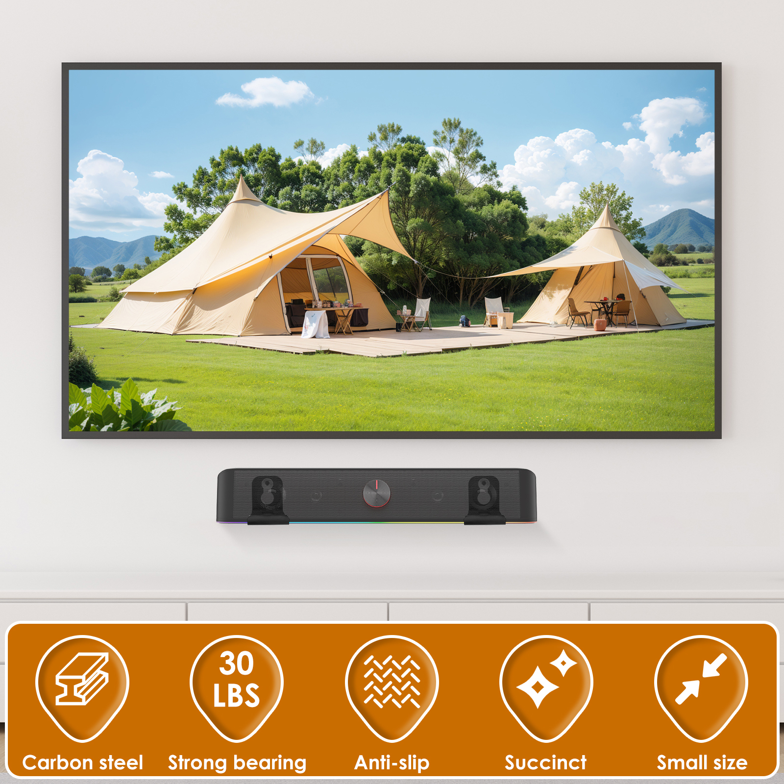 2Pcs Soundbar Speaker Stands W - Home Bar Stand incelemesi ve fiyatı
