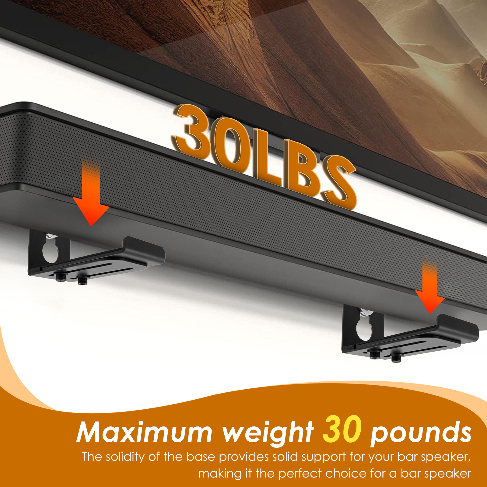 2Pcs Soundbar Speaker Stands W - Home Bar Stand incelemesi ve fiyatı