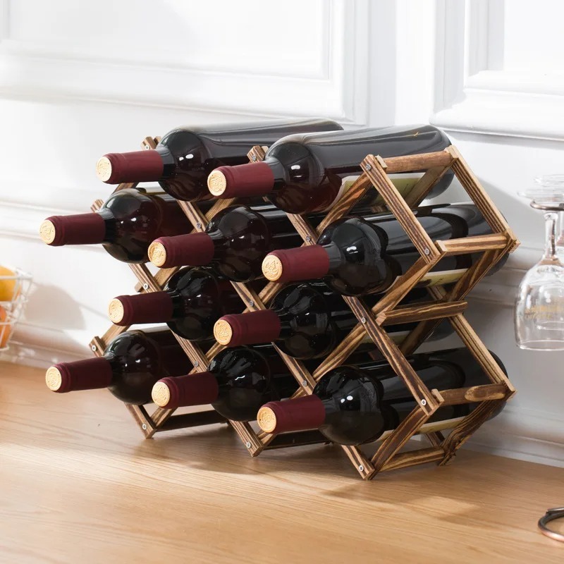 Stackable Wine Storage Shelves - Home Bar Shelves incelemesi ve fiyatı