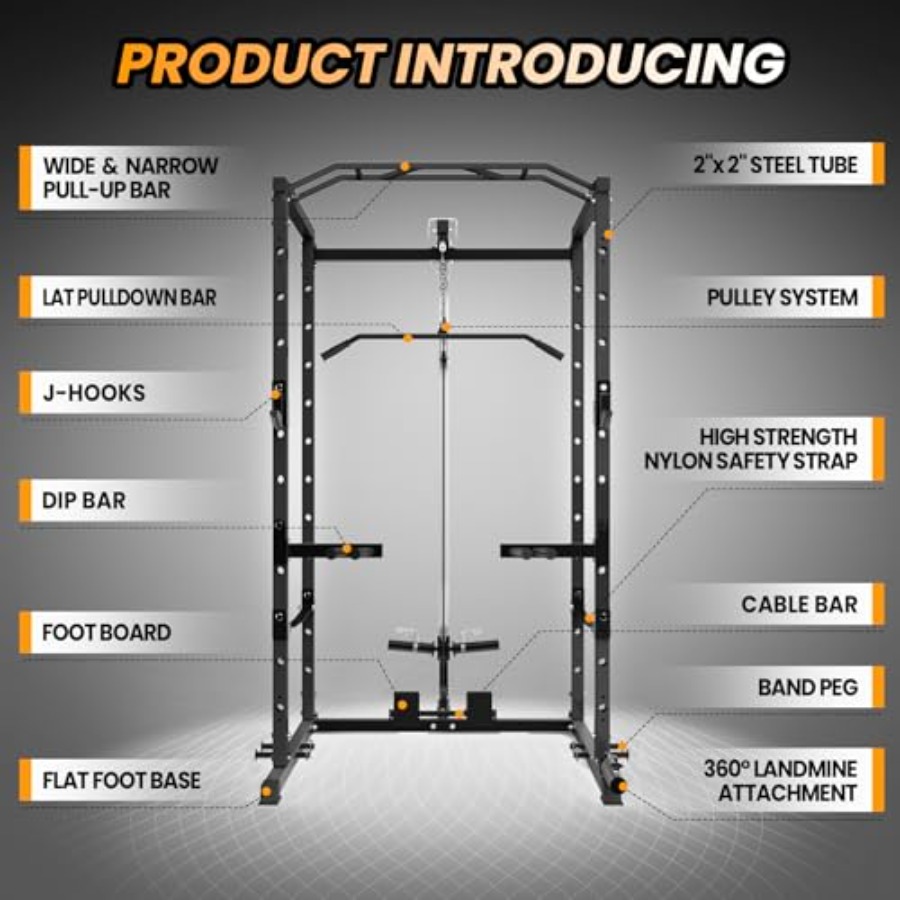 Home Gym Power Cage Heavy-Duty - Home Bar And Gym incelemesi ve fiyatı