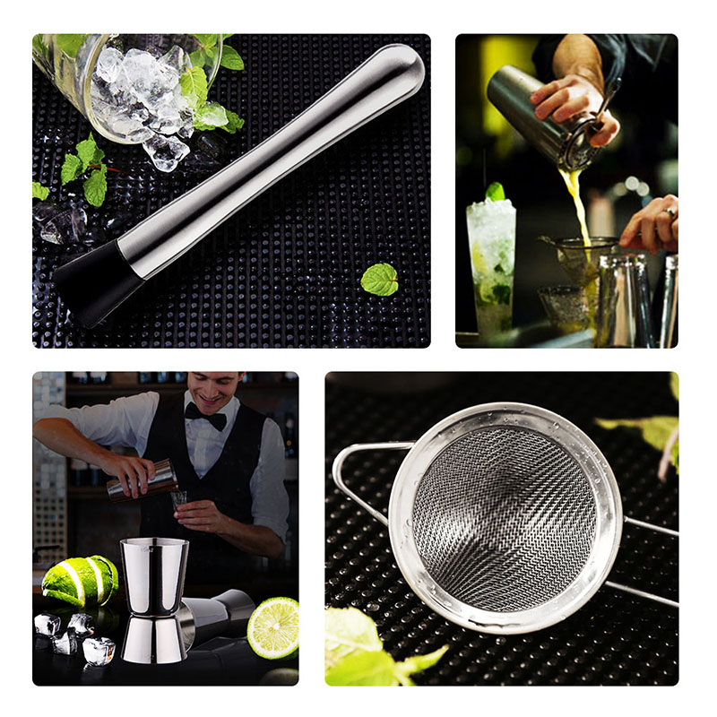 13Pcs/Set Stainless Steel Cock - Boston Shaker Set incelemesi ve fiyatı