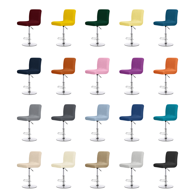 Velvet Solid color Chair Cover - Home Bar Lounge incelemesi ve fiyatı