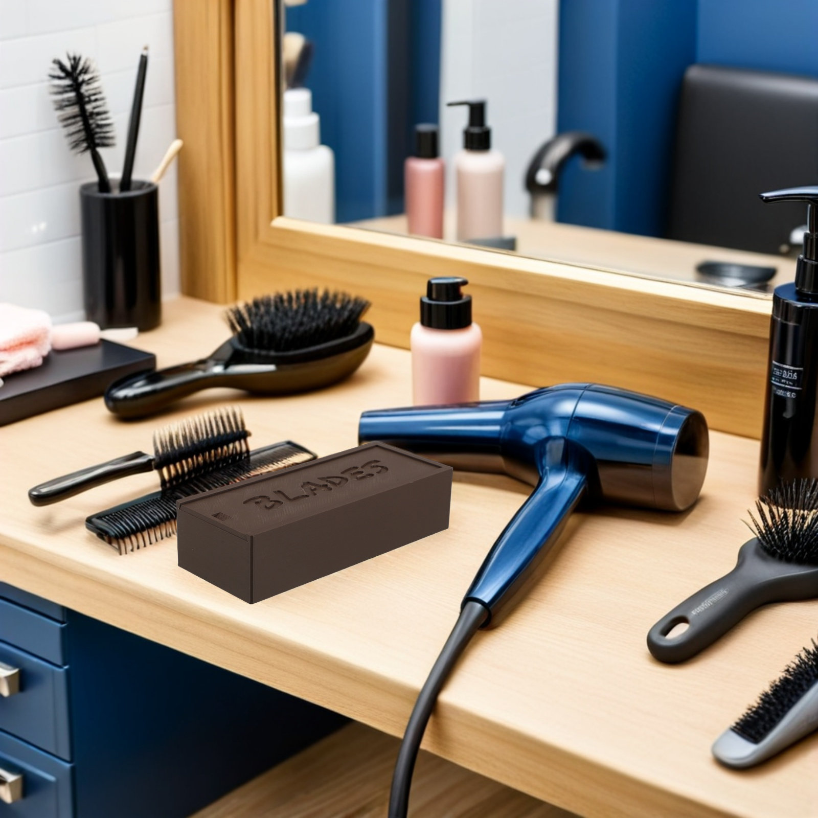 Plastic Brown Blade Storage Do - Home Barber incelemesi ve fiyatı