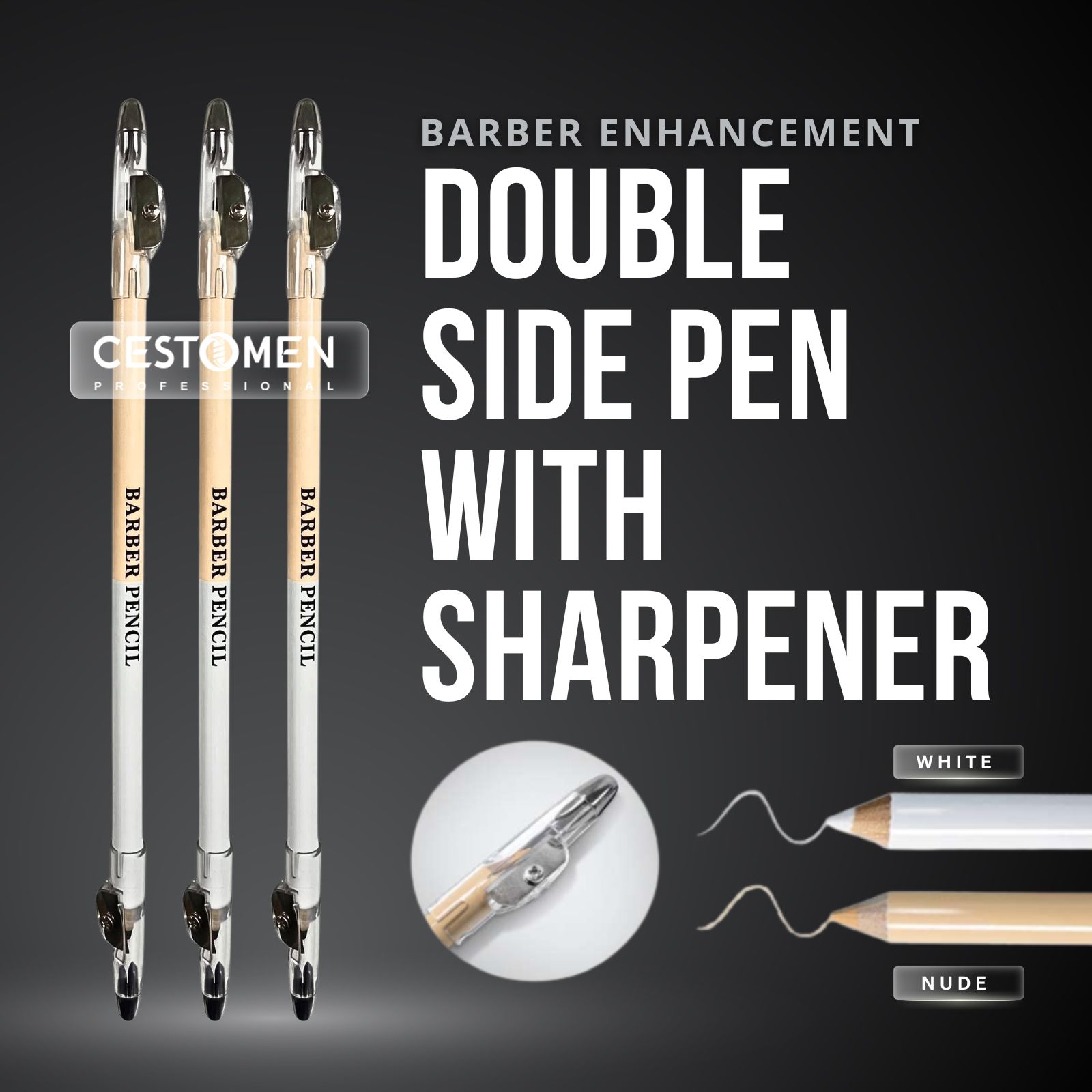 3Pcs Double-sided Barber Beard - Home Barber incelemesi ve fiyatı