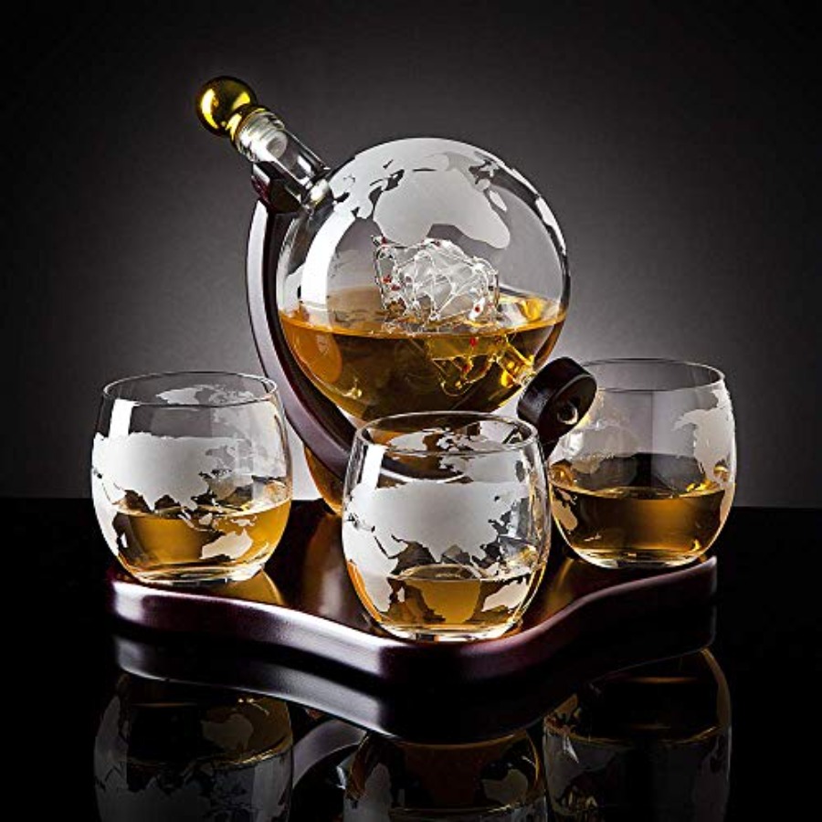Whiskey Decanter Globe Set wit - Decanter Globe Set incelemesi ve fiyatı