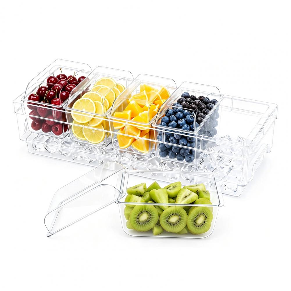 2026 Taco Bar Serving Set for  - Garnish Tray Set incelemesi ve fiyatı