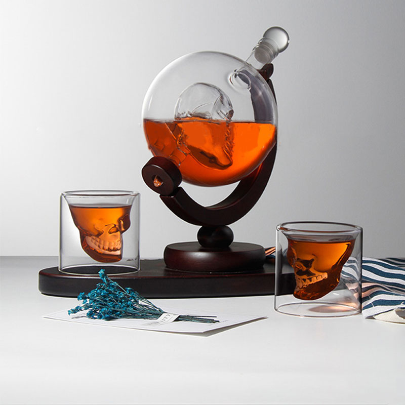 Skull Globe Whiskey Decanter S - Decanter Globe Set incelemesi ve fiyatı