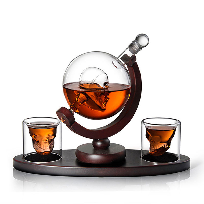 Skull Globe Whiskey Decanter S - Decanter Globe Set incelemesi ve fiyatı