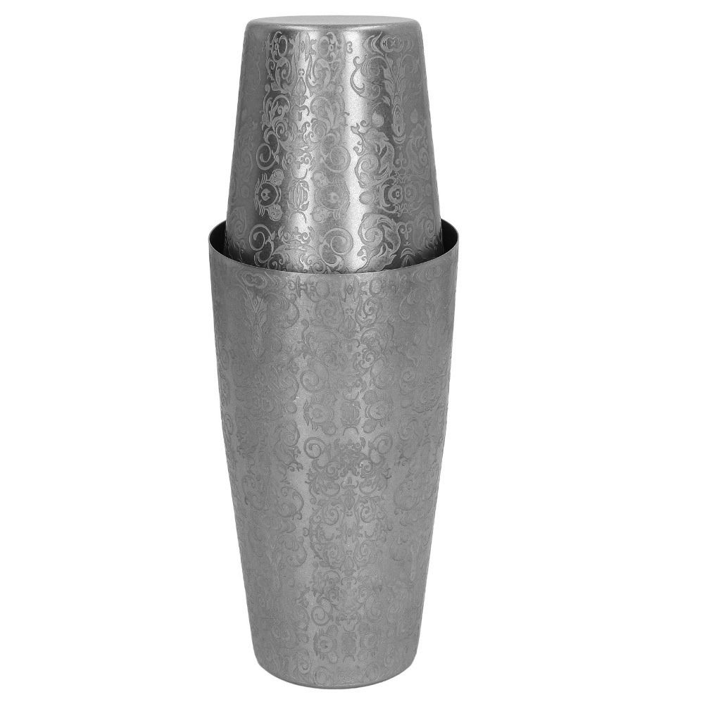 2 Piece Set Etched Pattern Bos - Boston Shaker Set incelemesi ve fiyatı