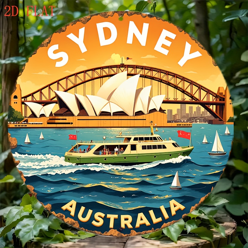 2D Metal Sign Sydney Australia - Home Bar Sydney incelemesi ve fiyatı