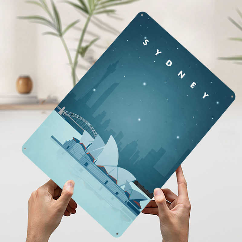 Sydney Travel Poster Customize - Home Bar Sydney incelemesi ve fiyatı