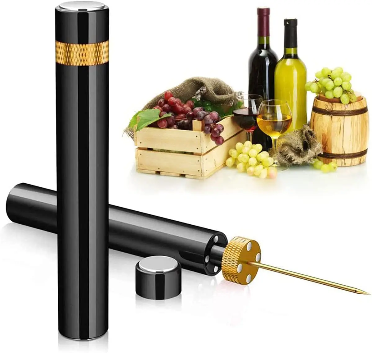 Red Wine Bottle Opener Air Pre - Wine Preservation Pump incelemesi ve fiyatı